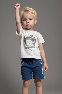 Nicaraguan infant boy with  blonde hair