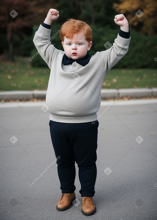 Croatian infant boy with  ginger hair