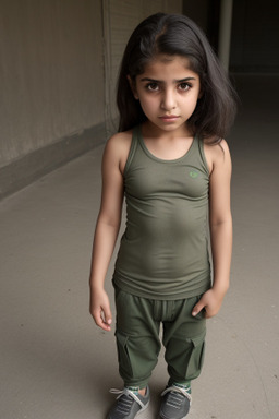 Iraqi child girl with  gray hair