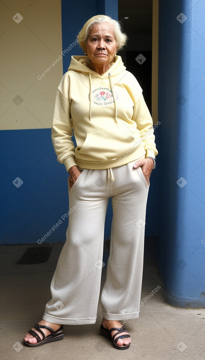 Nicaraguan elderly female with  blonde hair