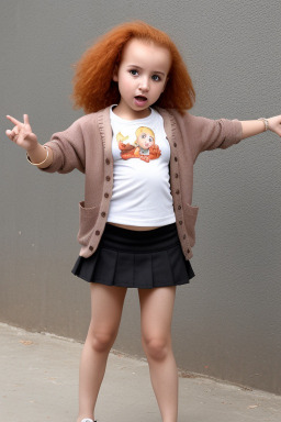 Moroccan infant girl with  ginger hair