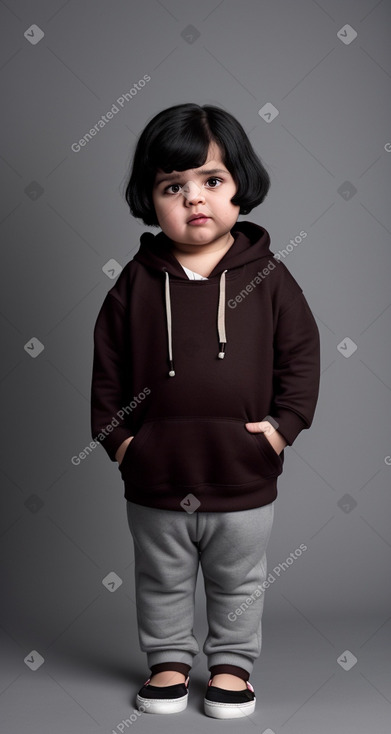 Libyan infant boy with  black hair