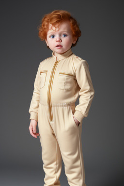 Saudi arabian infant boy with  ginger hair