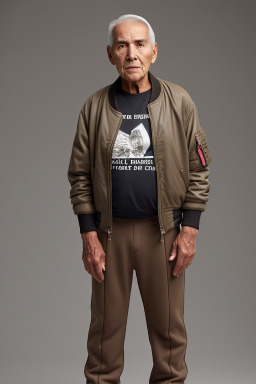 Bolivian elderly male with  brown hair