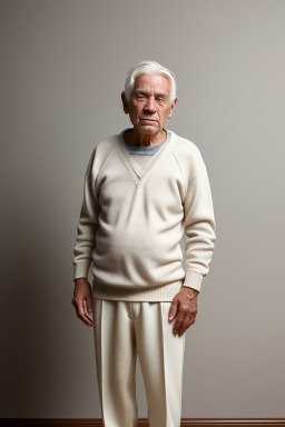 Peruvian elderly male with  white hair