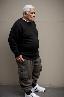 Peruvian elderly male with  black hair