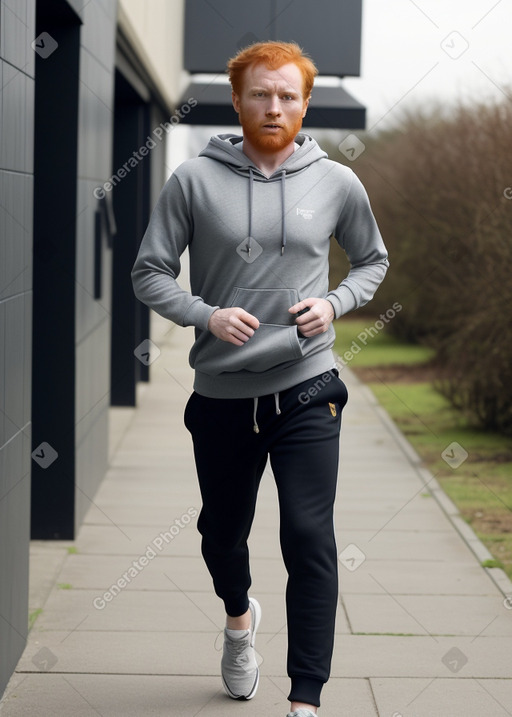 Nigerian adult male with  ginger hair