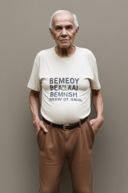 Brazilian elderly male with  brown hair