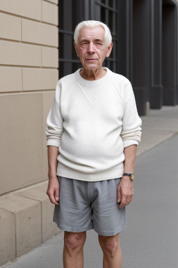 French elderly male with  white hair