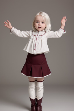 German infant girl with  white hair