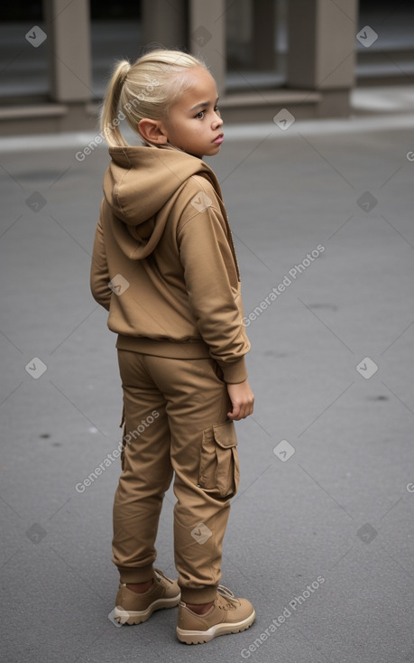 Child female with  blonde hair