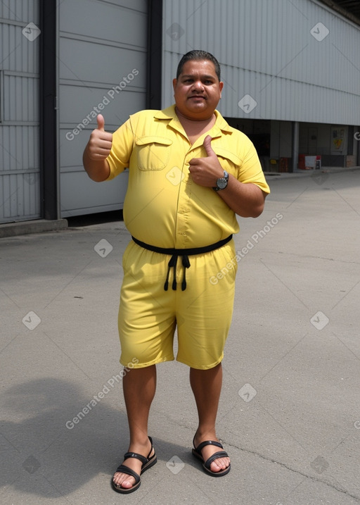 Honduran middle-aged male with  blonde hair