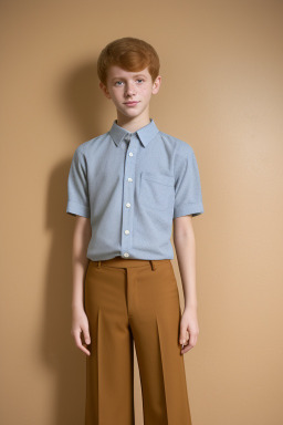 Omani teenager boy with  ginger hair