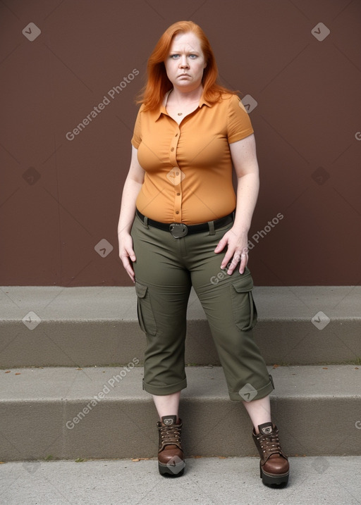 Swedish 45 years female with  ginger hair