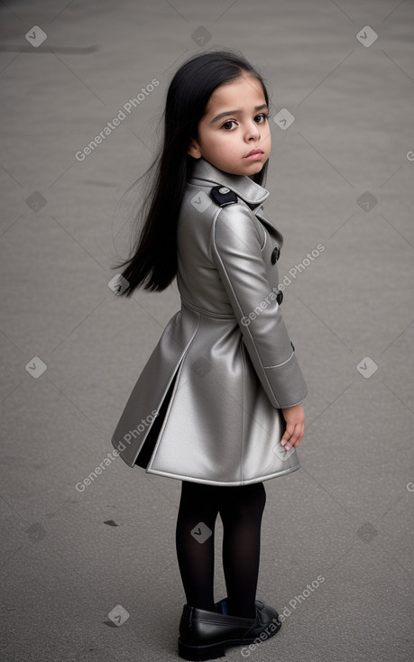 Hispanic child female with  gray hair