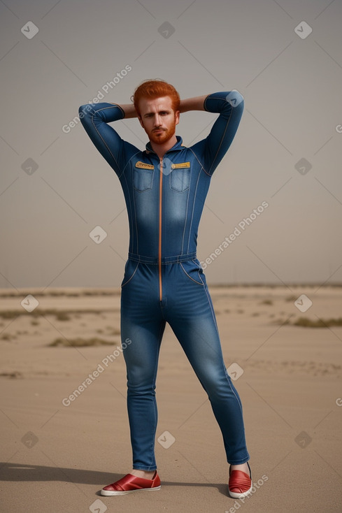 Emirati adult male with  ginger hair