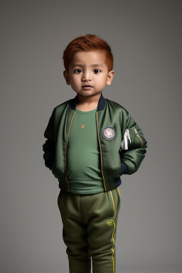 Nepalese infant boy with  ginger hair