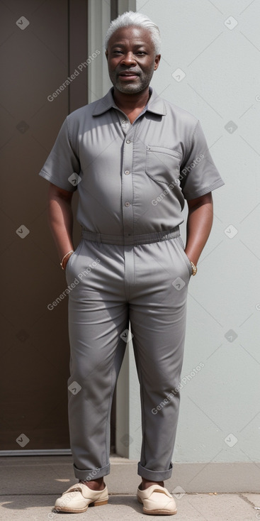 Ghanaian middle-aged male with  gray hair