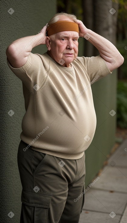 Puerto rican elderly male with  ginger hair