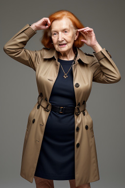 Elderly female with  ginger hair