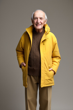 Serbian elderly male with  brown hair