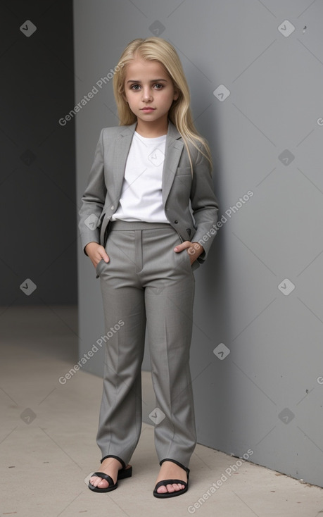 Iraqi child female with  blonde hair