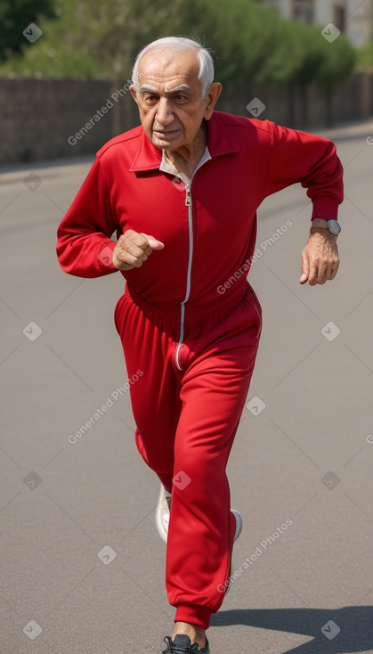 Azerbaijani elderly male with  brown hair