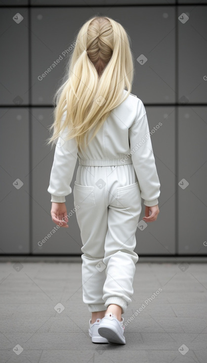 Swiss child girl with  blonde hair