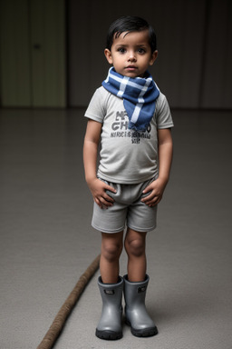 Guatemalan infant boy with  gray hair