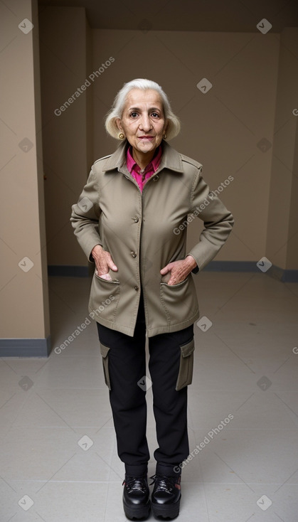 Moroccan elderly female with  blonde hair