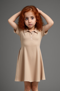 Saudi arabian infant girl with  ginger hair