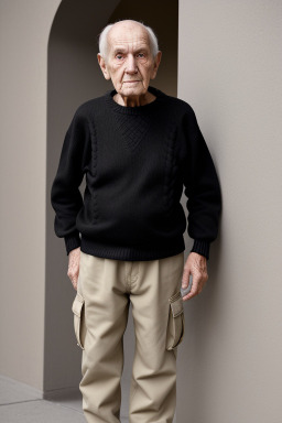 Austrian elderly male with  black hair