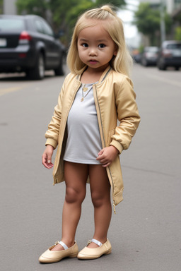 Filipino infant girl with  blonde hair