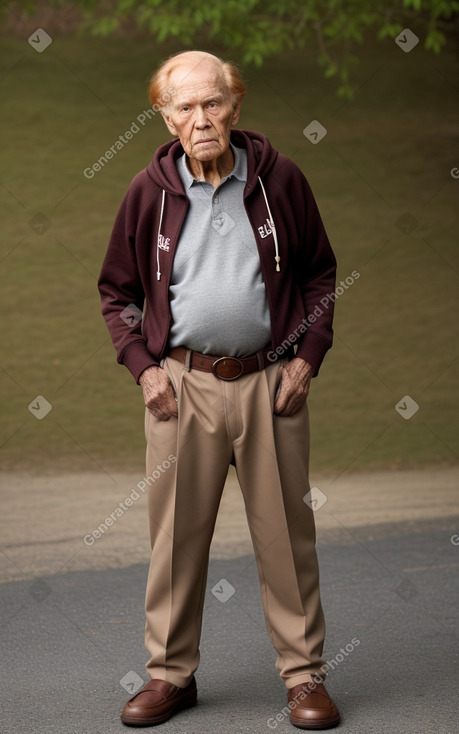 Elderly male with  ginger hair