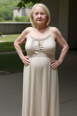 Elderly female with  blonde hair