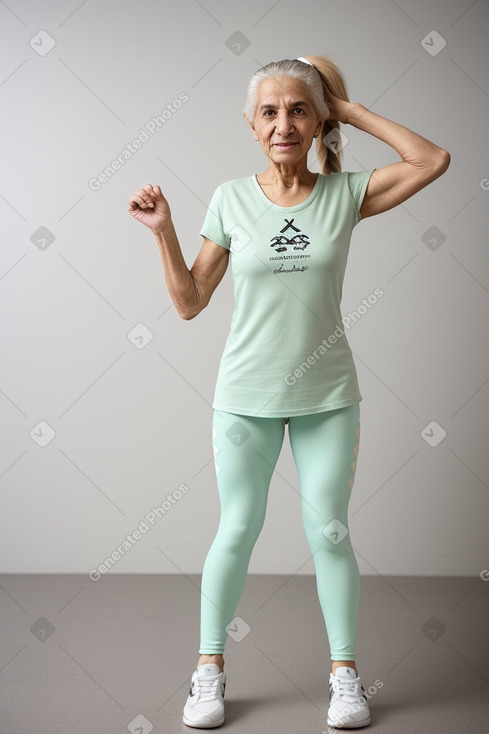 Jordanian elderly female with  blonde hair