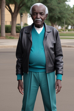 Sudanese elderly male with  black hair