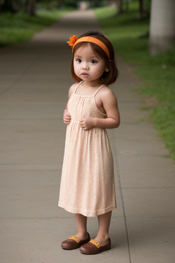 Filipino infant girl with  ginger hair