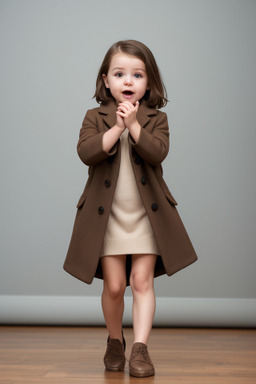 South african infant girl with  brown hair