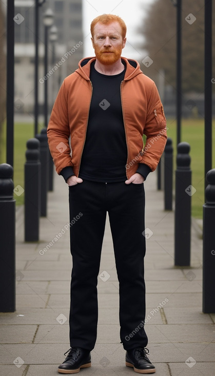 British 45 years male with  ginger hair