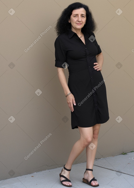 Bulgarian 45 years female with  black hair