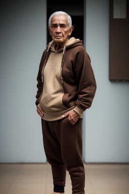 Colombian elderly male with  brown hair