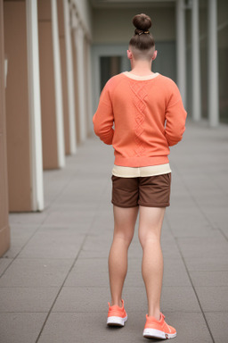 Belgian teenager boy with  brown hair