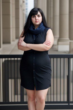 Bulgarian adult female with  black hair