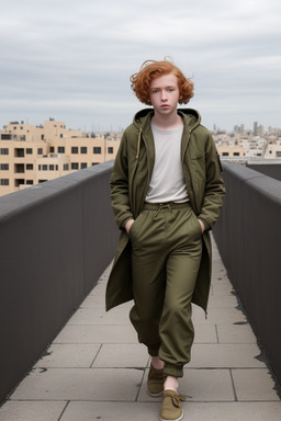 Israeli teenager boy with  ginger hair