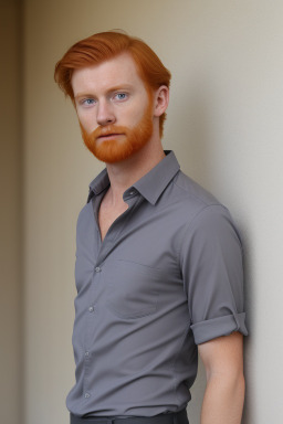 Australian adult male with  ginger hair