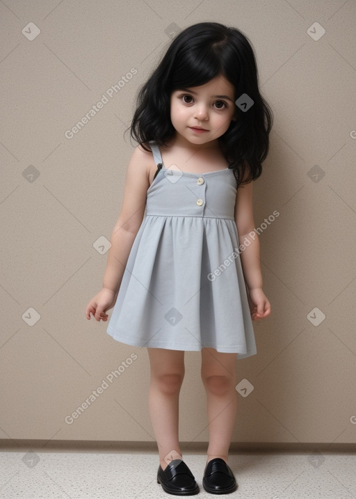 Israeli infant female with  black hair