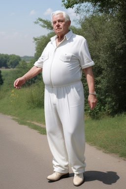 French elderly male with  white hair