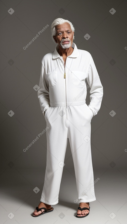 African elderly male with  white hair