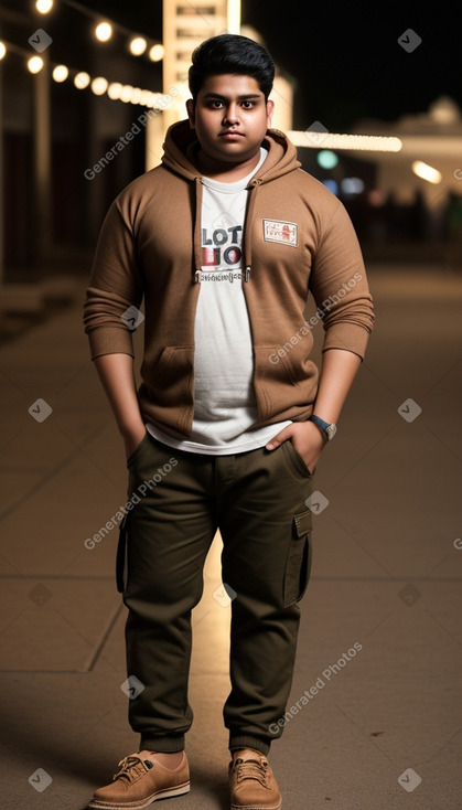 Bangladeshi young adult male with  brown hair